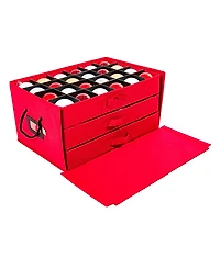 Santa's Bag Christmas Ornament Storage Box with Drawers