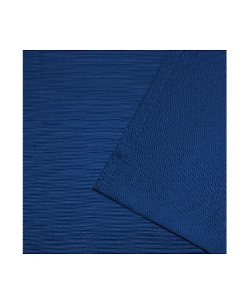 Exclusive Home Delano Heavyweight Textured Indoor/Outdoor Grommet Top Curtain Panel Pair