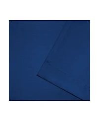 Exclusive Home Delano Heavyweight Textured Indoor/Outdoor Grommet Top Curtain Panel Pair