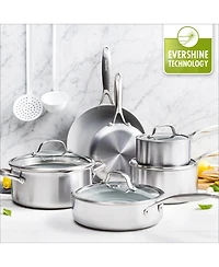 GreenPan Venice Pro 10-Pc. Ceramic Non-Stick Cookware Set
