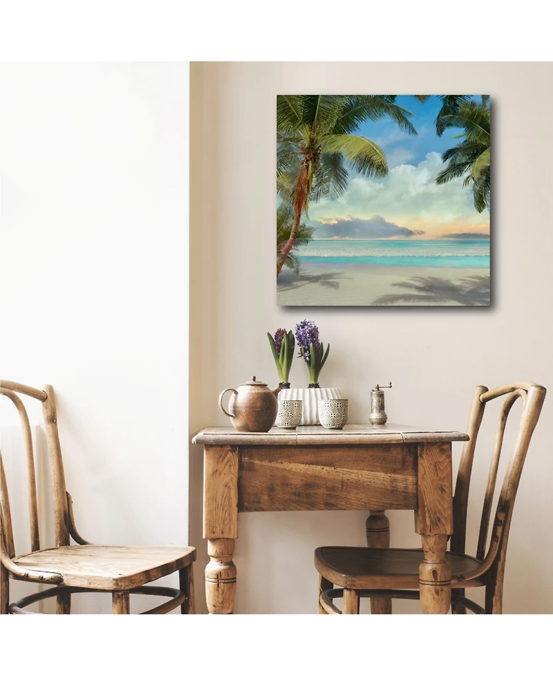 Courtside Market A Found Paradise I 16" x 16" Gallery-Wrapped Canvas Wall Art