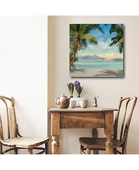 Courtside Market A Found Paradise I 16" x 16" Gallery-Wrapped Canvas Wall Art