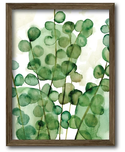 Courtside Market Ambar Gem Ii 18" x 26" Framed Canvas Wall Art