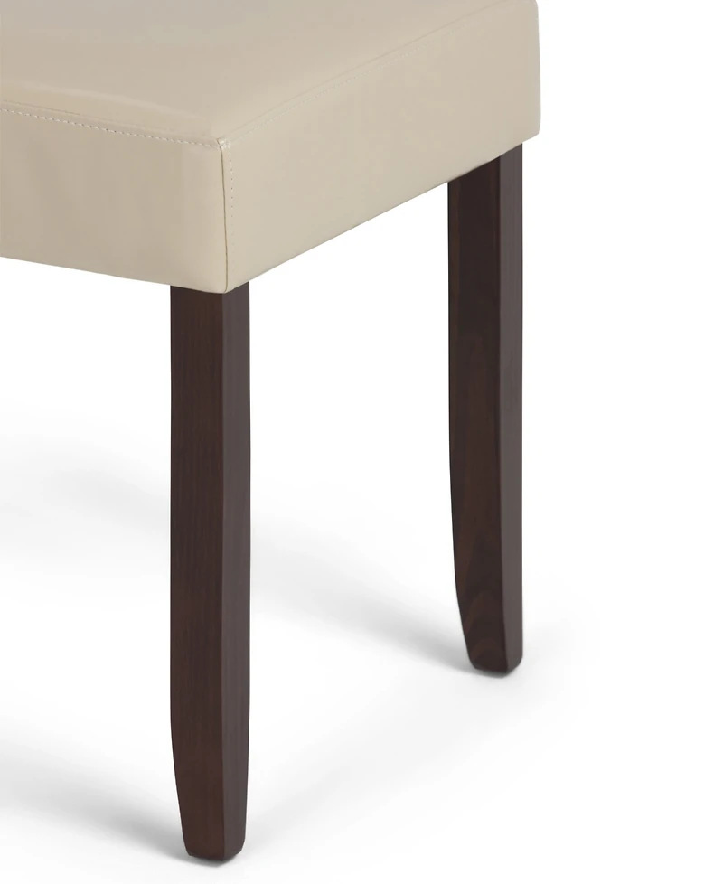 Avery Faux Leather Parson Chairs, Quick Ship (Set of 2)