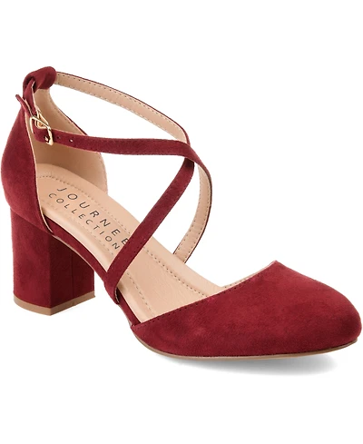 Journee Collection Women's Foster Crisscross Heels