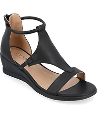 Journee Collection Women's Trayle Wedge Sandals