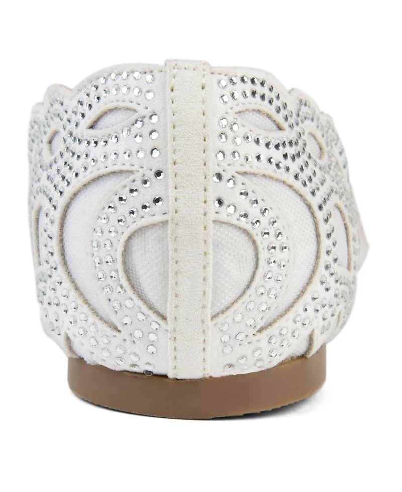 Journee Collection Women's Batavia Embellished Flats