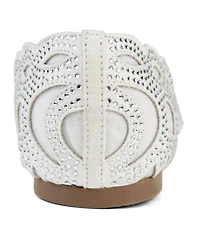Journee Collection Women's Batavia Embellished Flats