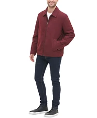 Tommy Hilfiger Men's Classic Front-Zip Filled Micro-Twill Jacket