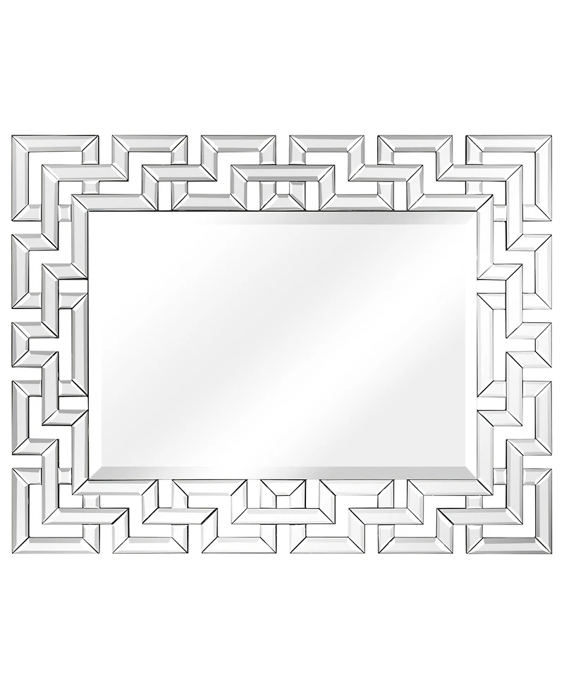 Empire Art Direct Solid Wood Covered with Beveled Antique Mirror Panels - 31" x 40"