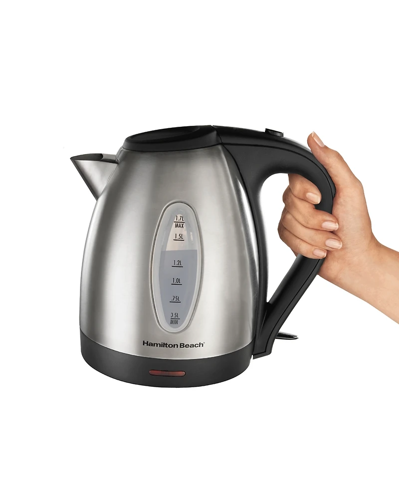 Hamilton Beach 1.7 Liter Stainless Steel Electric Kettle - 40880G