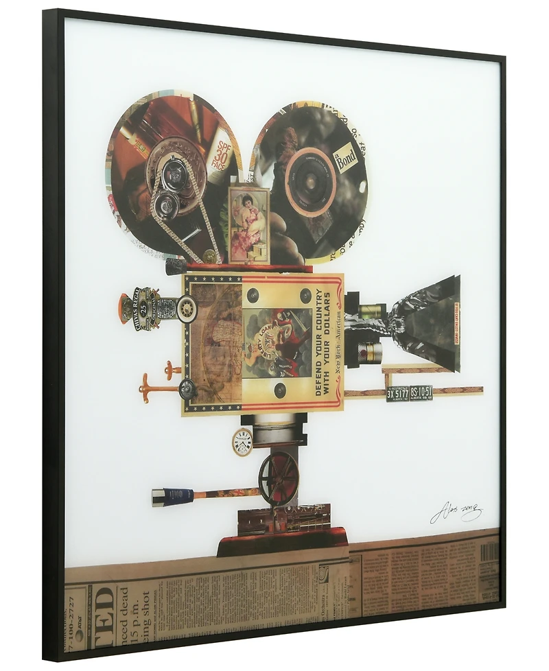 Empire Art Direct Reverse Printed Art Glass and Anodized Aluminum Frame Wall Art - 30" x 60" x 1.5"