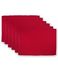 Cardinal Ribbed Placemat, Set of 6