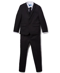 Perry Ellis Toddler Boy's 5-Piece Shirt, Tie, Jacket, Vest and Pants Solid Suit Set