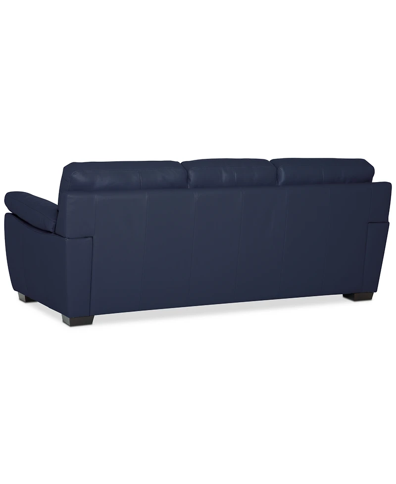 Lothan 87" Leather Sofa, Created for Macy's