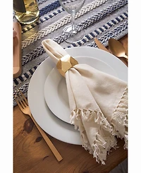 Design Imports Braided Stripe Table Runner 15" x 108"