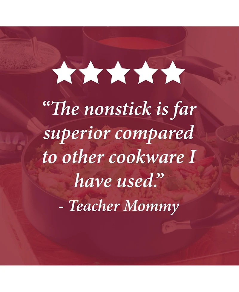 Anolon Advanced Home Hard-Anodized 7.5-Qt. Nonstick Wide Stockpot