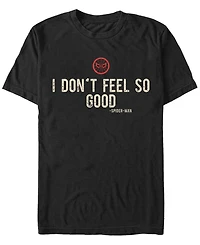 Marvel Men's Spider-Man I Don't Feel So Well Short Sleeve T-Shirt