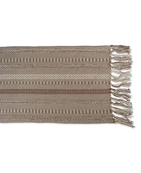 Design Imports Braided Stripe Table Runner 15" x 72"