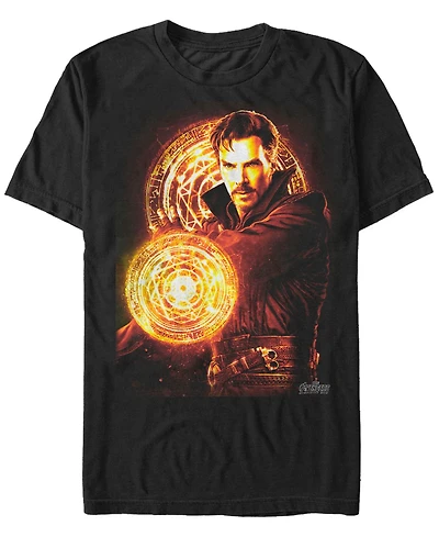 Marvel Men's Avengers Infinity War Doctor Strange Glowing Power Short Sleeve T-Shirt