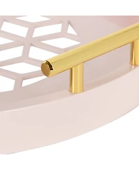 Kate and Laurel Caspen Round Decorative Tray - 15.5" x