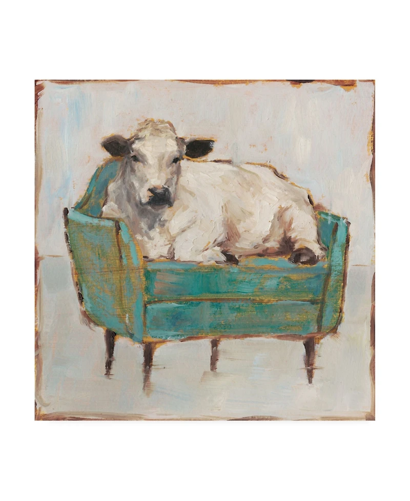 Ethan Harper Moo-ving in I Canvas Art - 36.5" x 48"