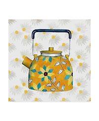 Grace Popp Sweet Teapot Iii Canvas Art - 15" x 20"