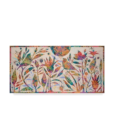 Sue Davis Summer Magic Abstract Modern Canvas Art - 15" x 20"