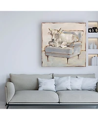 Ethan Harper Moo-ving in Iii Canvas Art - 15.5" x 21"