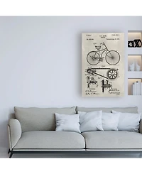 Alicia Ludwig Patent-Bicycle Canvas Art - 15.5" x 21"