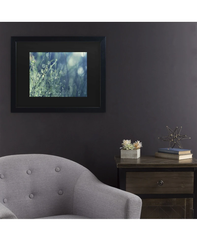 Beata Czyzowska Young Blues in the Morning Matted Framed Art - 15" x 20"