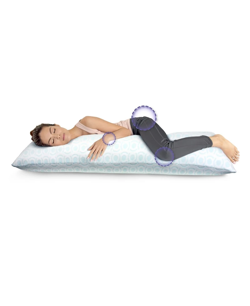 Rio Home Fashions LoftWorks Big and Soft Overfilled Memory Foam Body Pillow