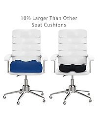 Rio Home Fashions Sleep Yoga Go Memory Foam Oversized Seat Cushion
