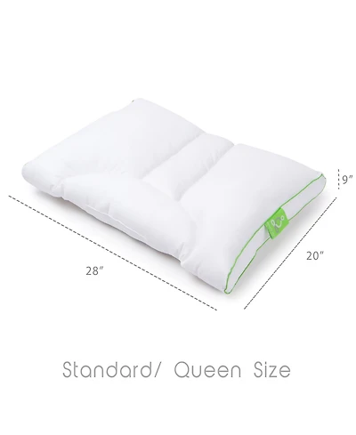 Rio Home Fashions Sleep Yoga Dual Sleep Neck Pillow