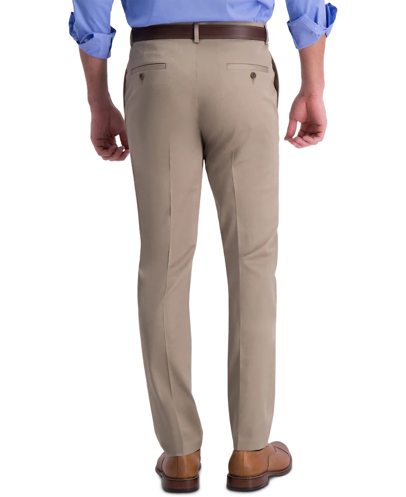 Haggar Men's Iron Free Premium Khaki Slim-Fit Flat-Front Pant