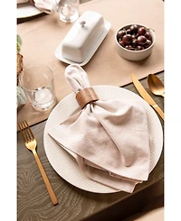 Design Imports Wood Band Napkin Ring, Set of 6