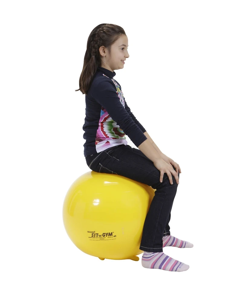 Gymnic Sit'N'Gym Jr. 45 Therapy Seating Exercise Ball with Stability Legs