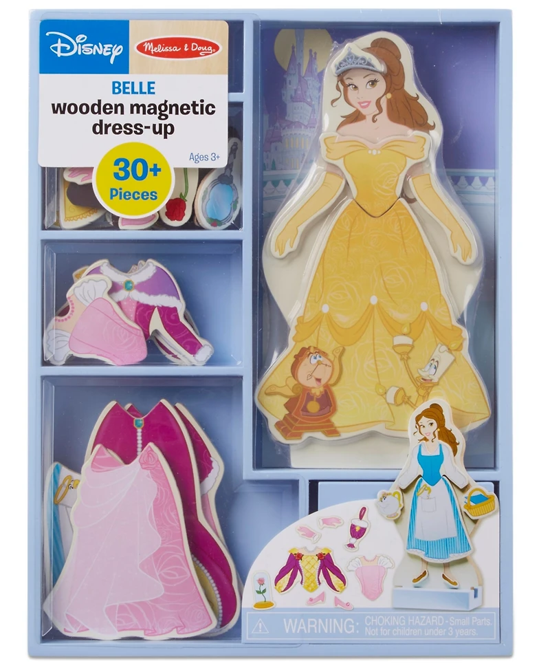 Melissa and Doug Belle Wooden Magnetic Dress-Up