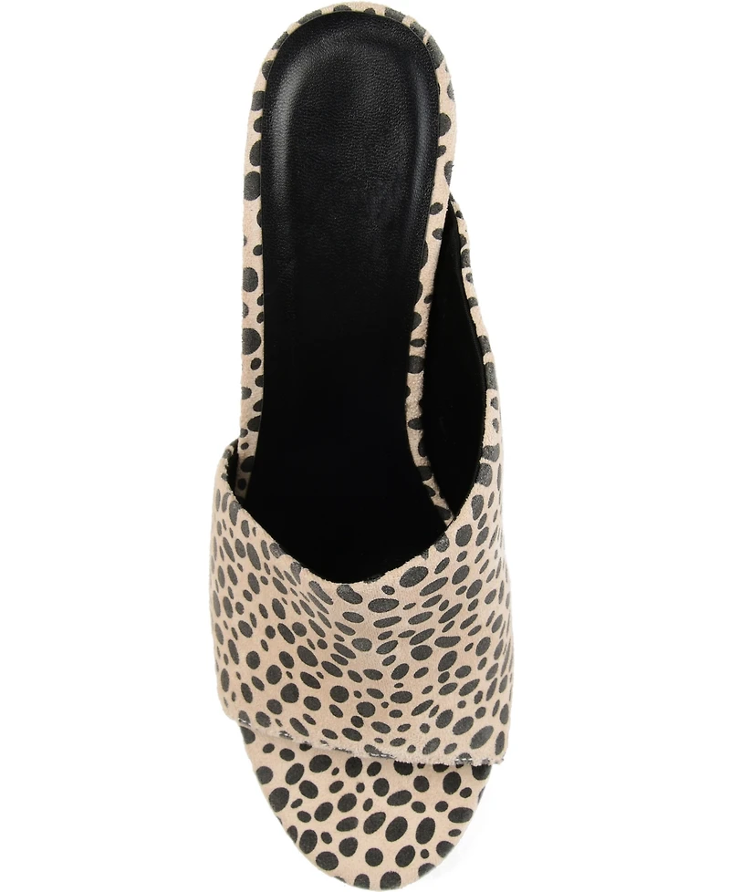 Journee Collection Women's Allea Block Heel Dress Sandals