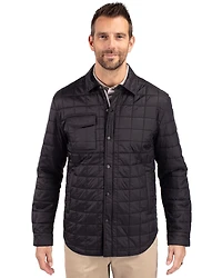Cutter & Buck Men's Rainier PrimaLoft Eco Insulated Quilted Shirt Jacket