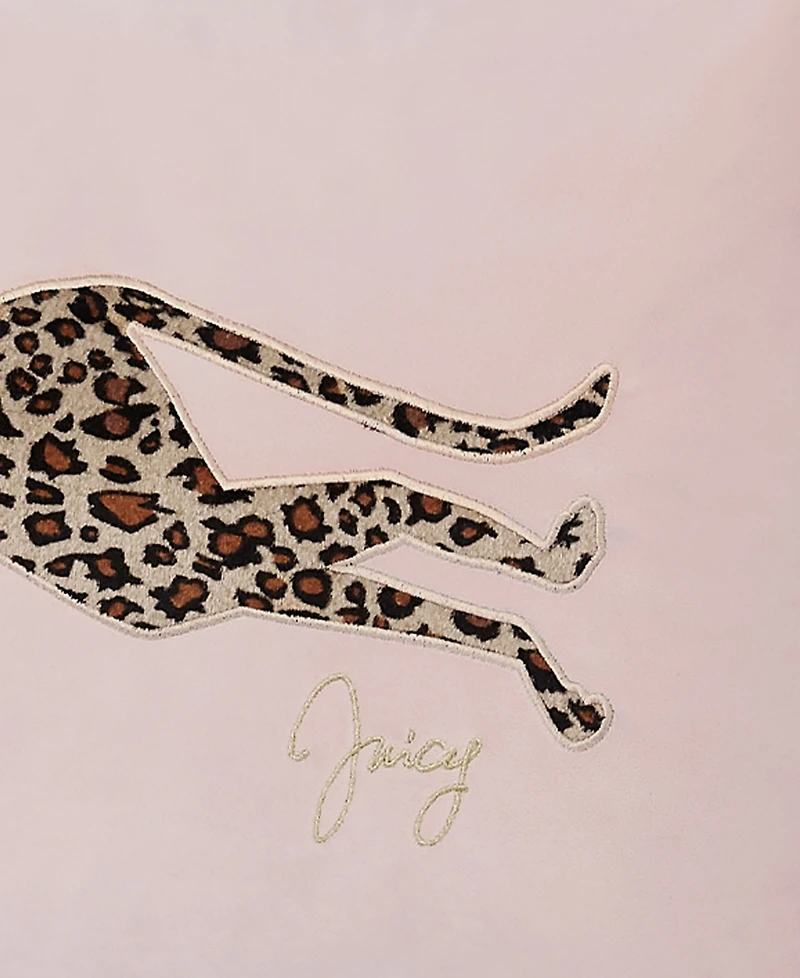 Juicy Couture Velvet Cheetah Decorative Pillow, 14" x 24