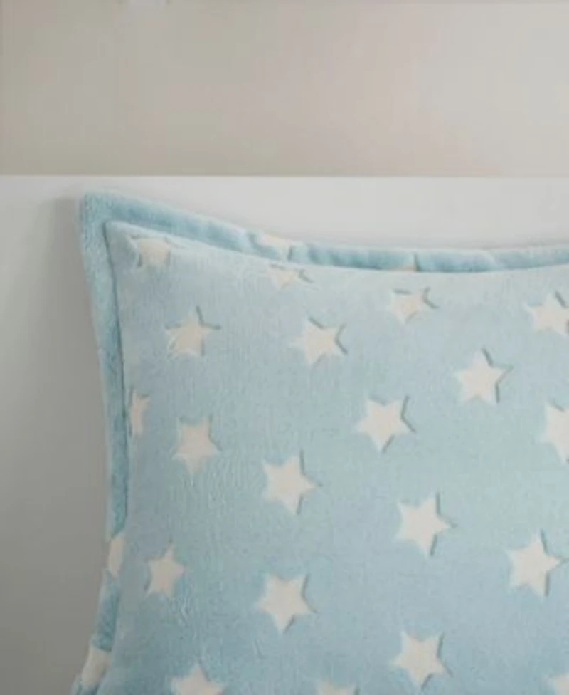 Mi Zone Kids Quinny Glow In The Dark Plush Comforter Sets