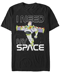 Disney Pixar Men's Toy Story Buzz Need Space Short Sleeve T-Shirt