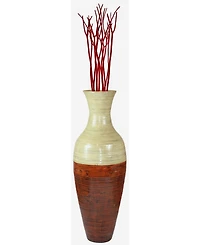 Uniquewise 43-Inch-Tall Vase, Majestic Impressive Vase, Magnificent Rich Large Floor Vase, Tall Flower Holder, For your Living Room, Entryway, or Dini