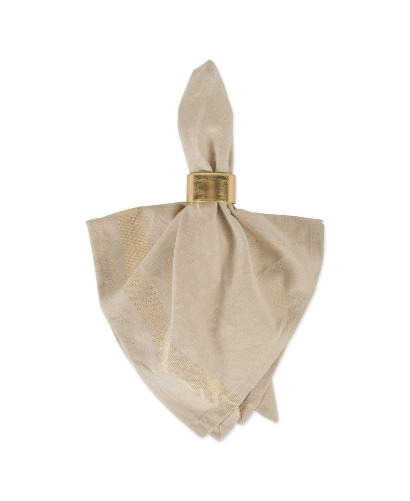 Design Imports Sparkle Stripe Napkin Set