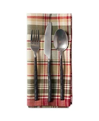 Design Imports Give Thanks Plaid Napkin, Set of 6