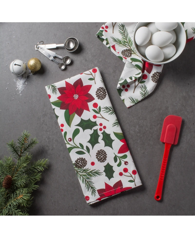 Design Imports Woodland Christmas Dishtowel Set