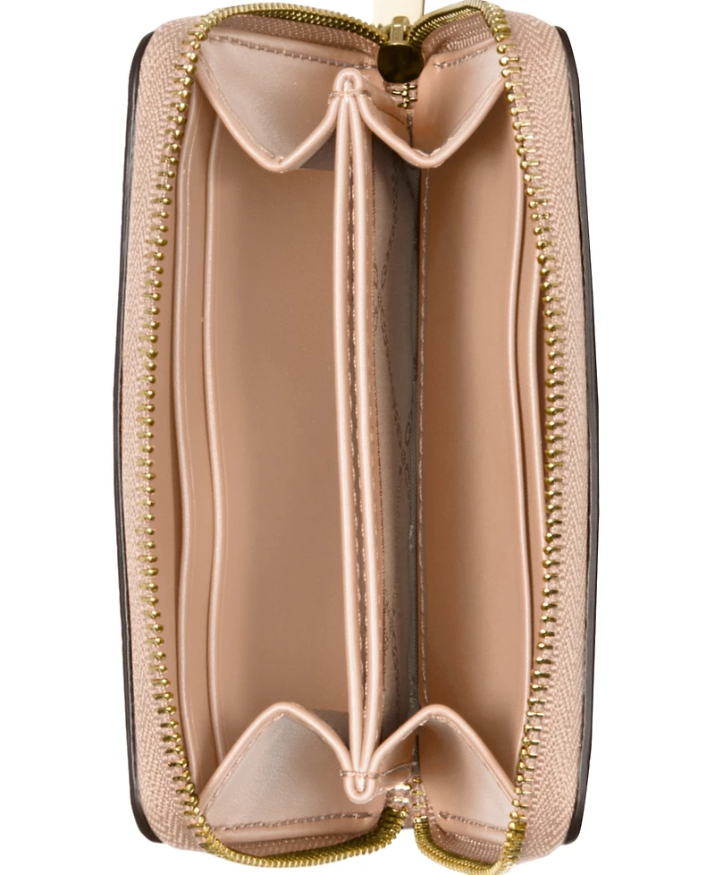 Michael Michael Kors Jet Set Small Zip Around Card Case