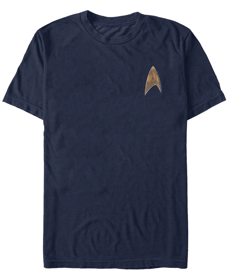Fifth Sun Star Trek Discovery Men's Delta Command Badge Short Sleeve T-Shirt