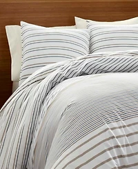 Eddie Bauer Cooper Stripe Duvet Cover Set